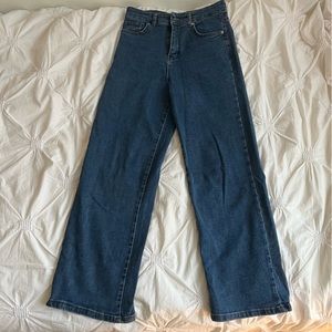 Wide Leg Dark Wash Jeans
